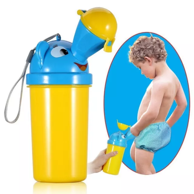 Baby Boys Portable Urinal Travel Training Car Vehicular Potty On the Go