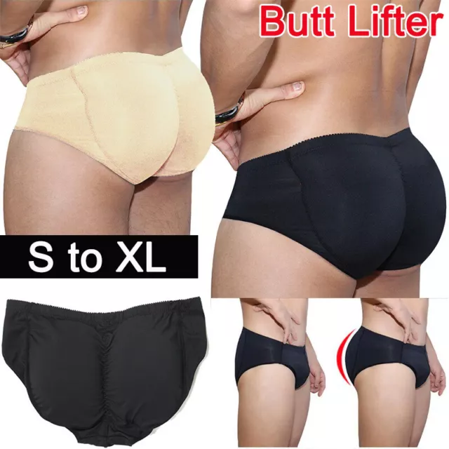 Mens Butt Lifter Shapewear Shaper Booty Enhancer Panty Padded