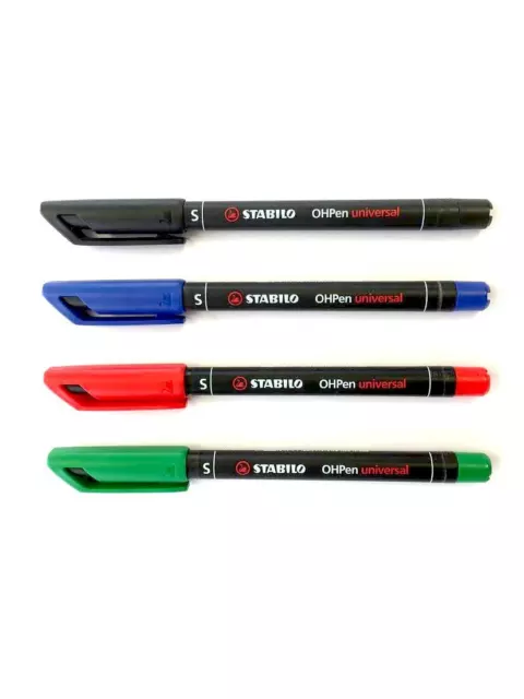 Stabilo Marker Pens - Permanent OHP Universal CD/DVD  - 4 Colours Available