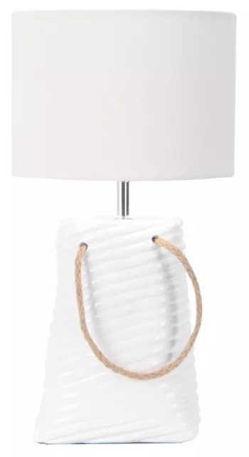 Lampe décorative à poser céramique blanche Éclairage interieur