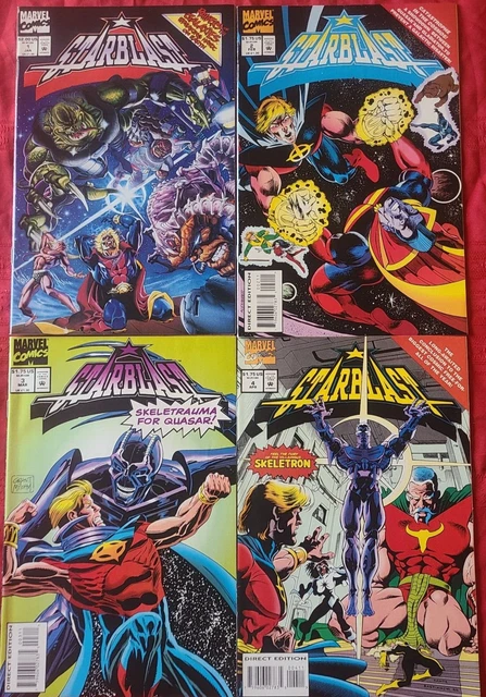 Starblast Complete Comic Set #1-4  Warlock * Quasar *   Mcu Event  1994  Nice!!!