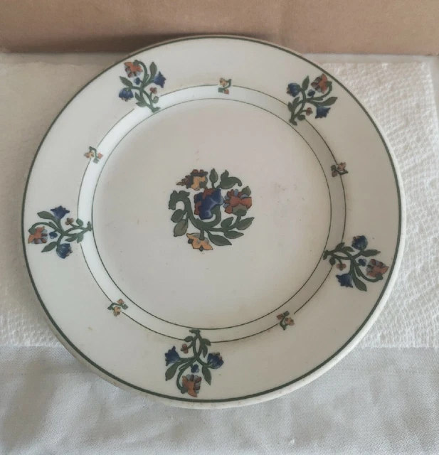 Vintage 1929 Missouri Pacific Railroad 7.25" Bread Plate Backstamped