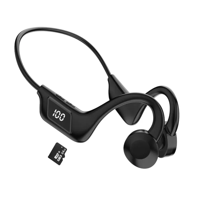 Bluetooth 5.2 Wireless Earbuds Bone Conduction Headphones Outdoor Sport Headset