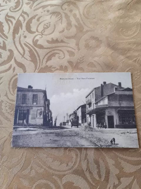 Carte Postale Ancienne Port De Bouc Rue Fraissinet