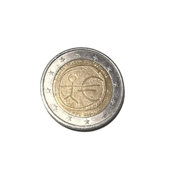 Wertvolle 2 Euro Münze Strichmännchen Wert WERTVOLLE 2 EURO münzen mit "Strichmännchen" WWU 1999-2009 EUR 280,00