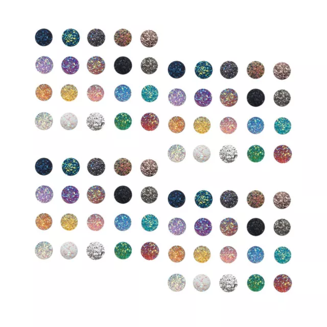 100 Pcs Dekorative Perlen Glasedelsteine Ohrringe Harzbohrer