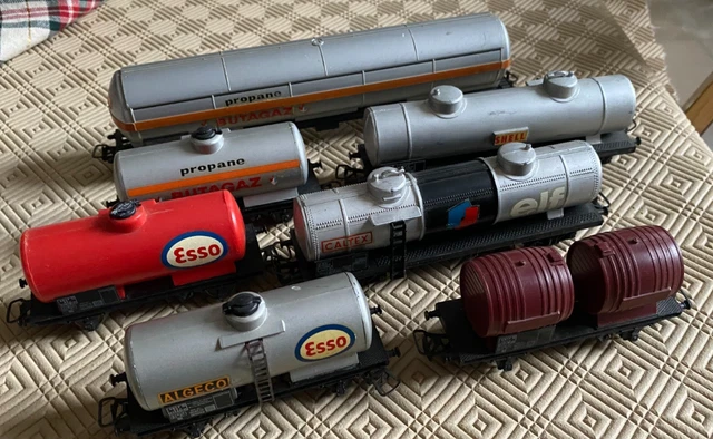 Smcf Ho Wagon Citerne Sncf A Boggies Bp Argent En Metal Avec Sa Boite