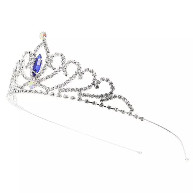 Princess Birthday Hair Accessories for Kids Glass Diamond Tiara Rhinestones