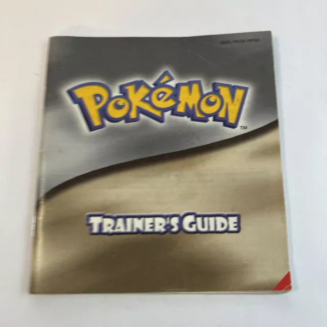 Notice Seule 100% Originale Pokémon Version Argent Or Gameboy Pal Fra Booklet