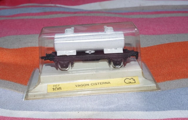 Wagon Citerne ELECTROTREN ALCOHOLERA ESPANOLA TOMELLOSO Réf 1107/1 - RARE Avec Boîte