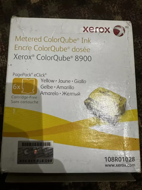 Genuine Xerox Ink Multipack - COLORQUBE 8900 / 6 x YELLOW INKS (INC VAT) BOXED