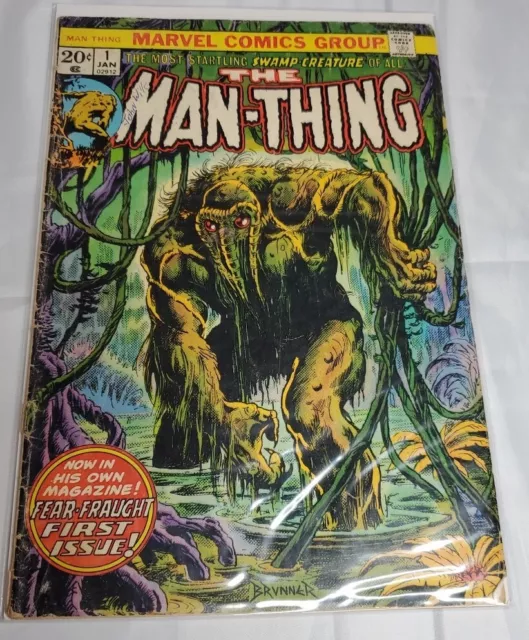 The Man-Thing #1 Key Issue Marvel Comics Comic Book