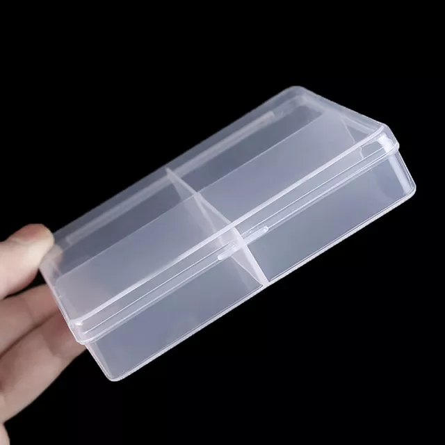 Square Plastic Transparent Storage Box Small Items Sundries Organizer Case