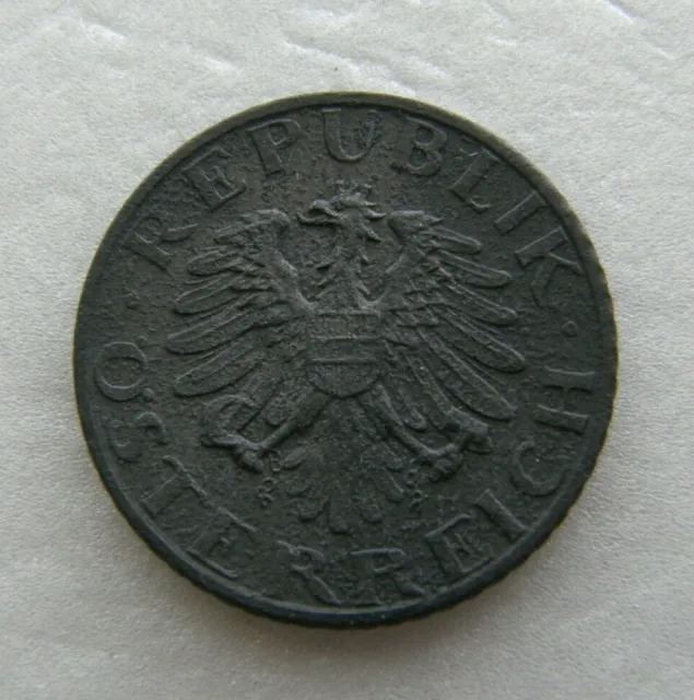 Austria Coin 5 Groschen 1968 Zinc 19mm 2