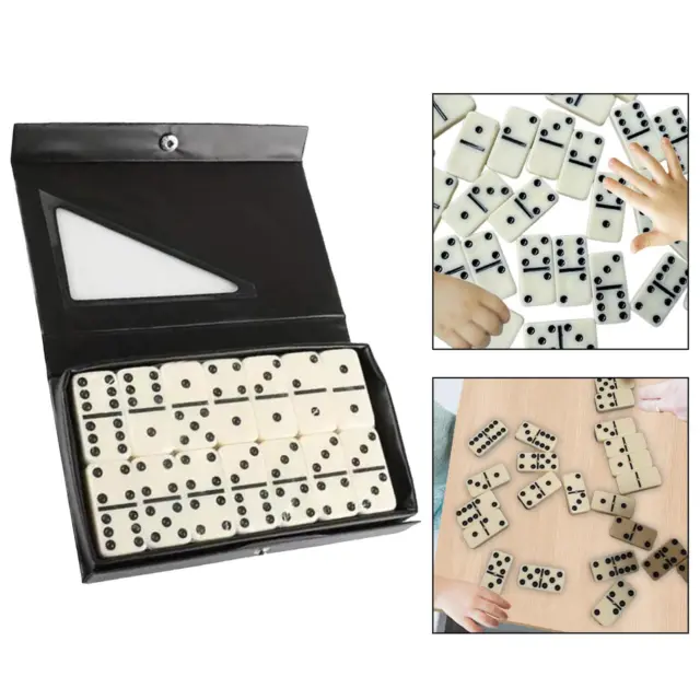 Jeu de société classique Double Six Domino Set pour le tourisme de vacances