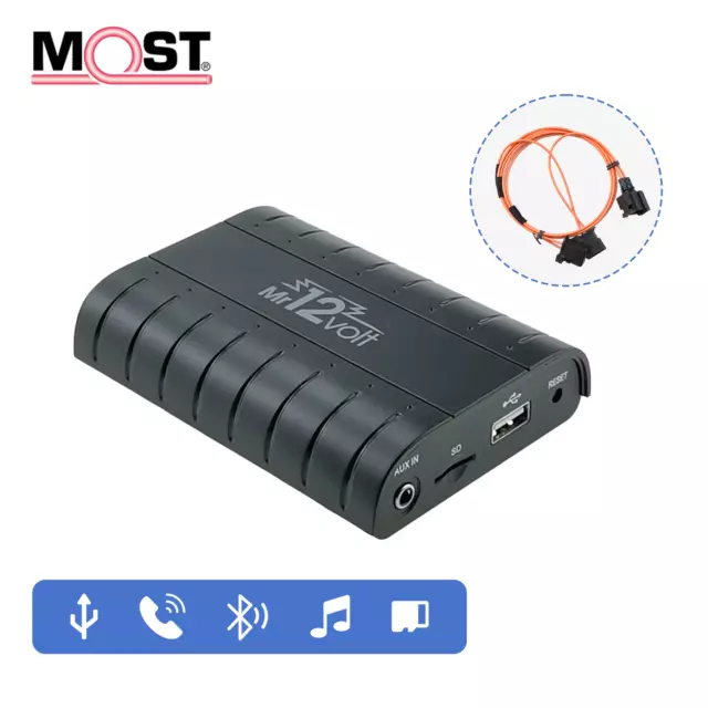 Wireless Bluetooth A2DP-Freisprech Adapter passend für BMW CCC CIC E60 E61 E90