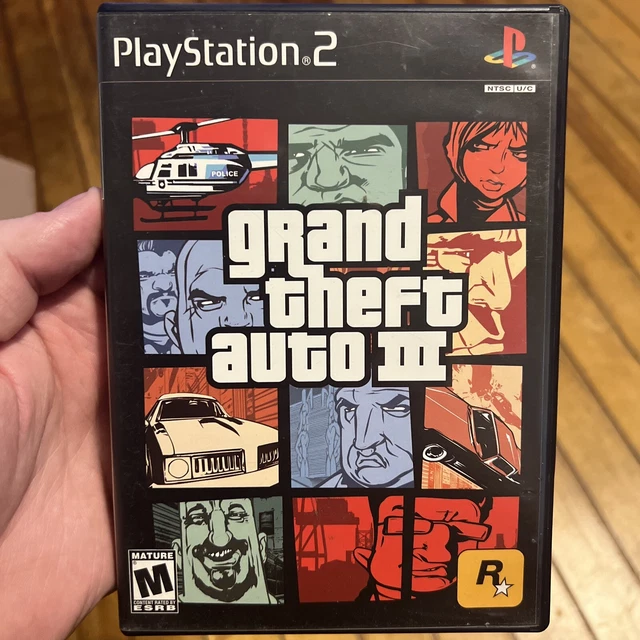 Jeu PlayStation 2 GTA III (Grand Theft Auto III) - Version Boîte Sans Notice - État Correct