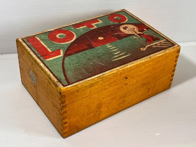 Jeu De Loto Ancien En Bois - Boîte D'origine - édition Française