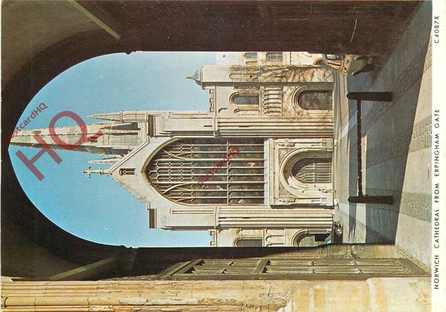 Bild Postkarte>>Norwich Cathedral, vom Erpingham Gate [Richter]