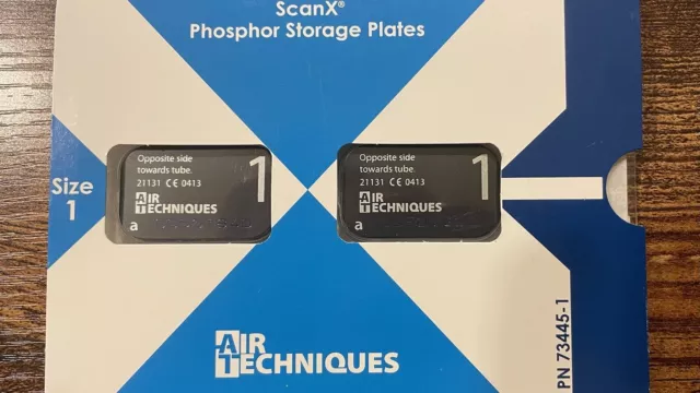 Air Techniques 73445-1 ScanX Phosphor Plates Barrier Envelopes Size 1 2/Bx