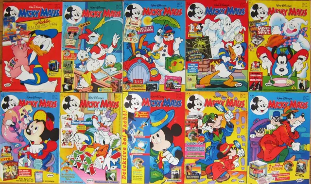 Micky Maus Hefte Sammlung, 40 verschiedene Hefte aus 1993, gut erhalten