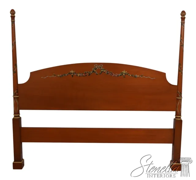 62543EC: King Size Adam Style Painted Finish Bed Headboard