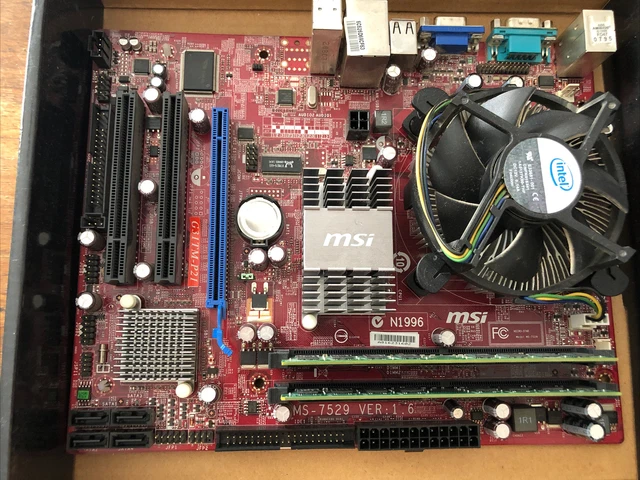 Pack Carte Mère MSI G31TM-P21 + Processeur Intel Pentium E5400 2.7 GHz – DDR2, Socket LGA775, Mini-ATX