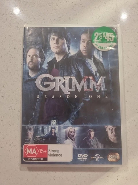 GRIMM SEASON 1 DVD Set MA15+ Region 4 AU TV Series Fantasy