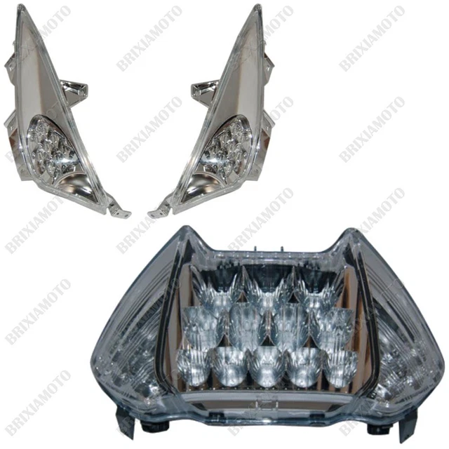 Feux Clignotants LED Intégrés Transparents Pour Yamaha R1 2007-2008 & TMAX 530 2012-2014 - Lot De 2 - Neufs