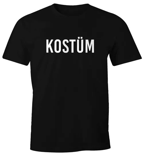 Herren T-Shirt Kostüm Fasching Karneval Fastnacht Faschings-Shirt Fun-Shirt