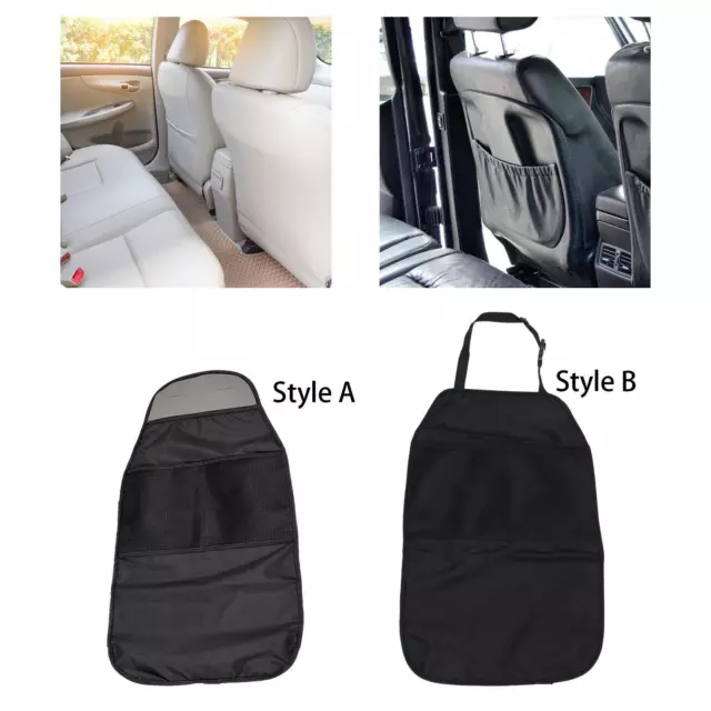 Car Kick Mat Organizer Easy to Clean Universal Auto Seat Back Kick Protector