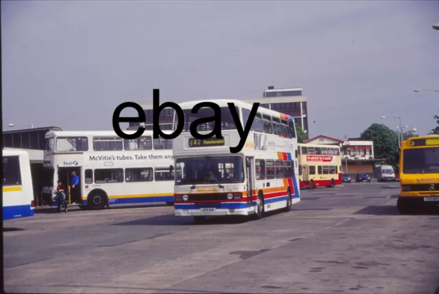 Burnley & Pendle Stagecoach Ribble Leyland Olympian ECW bus colour slide