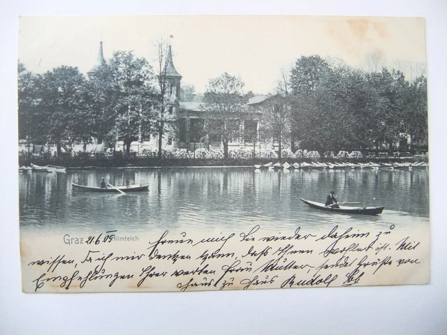 AK , Graz - Hilmteich , 1905