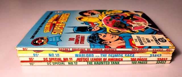 DC Special Blue Ribbon Digest Comics,  #9, 10, 11, 12,  ( 1981) HIGHER GRADES 8