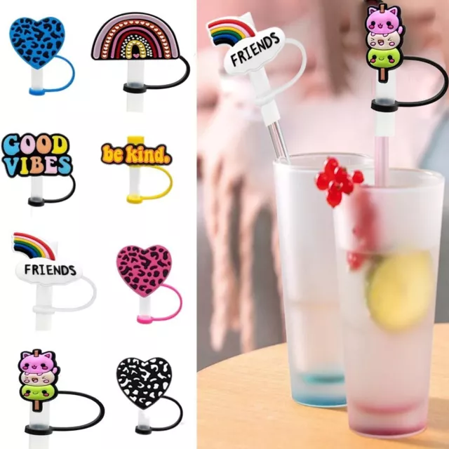 STRAW COVER CAP For Stanley Cups Silicone Straws Topper Tumbler 10mm B6A3  $6.77 - PicClick AU