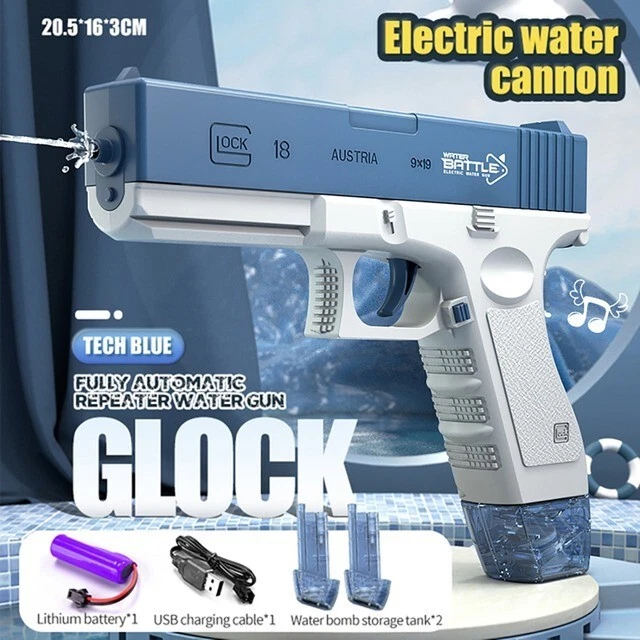 Elektrische Wasserpistole Glock Farbe blau