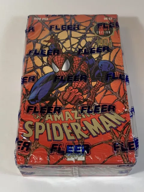 1994 Fleer Ultra Amazing Spider-Man 1st Edition Factory Sealed Box Trading Cards