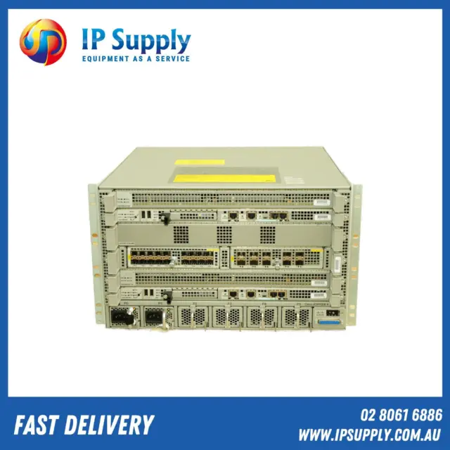 Cisco ASR1006-X w/ Modules ESP100 RP3 EPA-18X1GE EPA-10X10GE Dual PSU