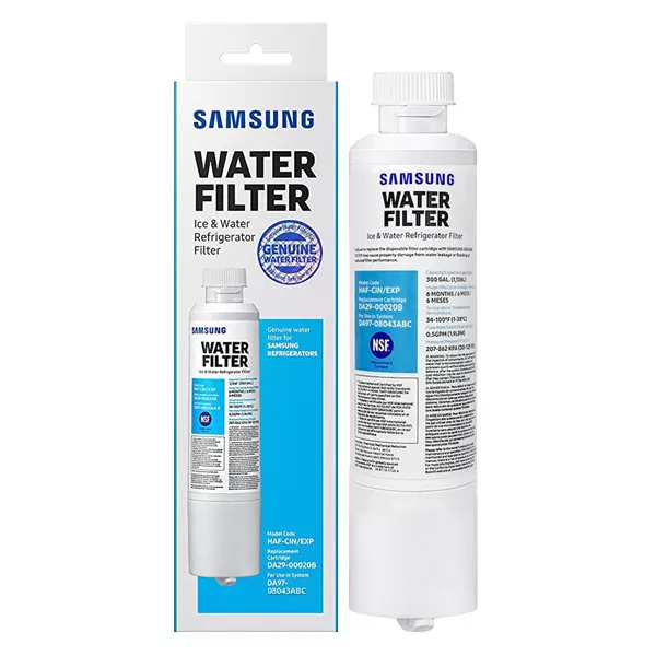 2X SRF717CDBLS Samsung Genuine Fridge Filters 3