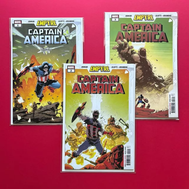 EMPYRE CAPTAIN AMERICA #s 1 2 3 COMPLETE SET Marvel Comics 2020