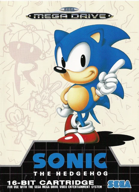 Poster Originale Pieghevole Sonic 2 – Serie Genesis / Game Gear – Edizione Usata