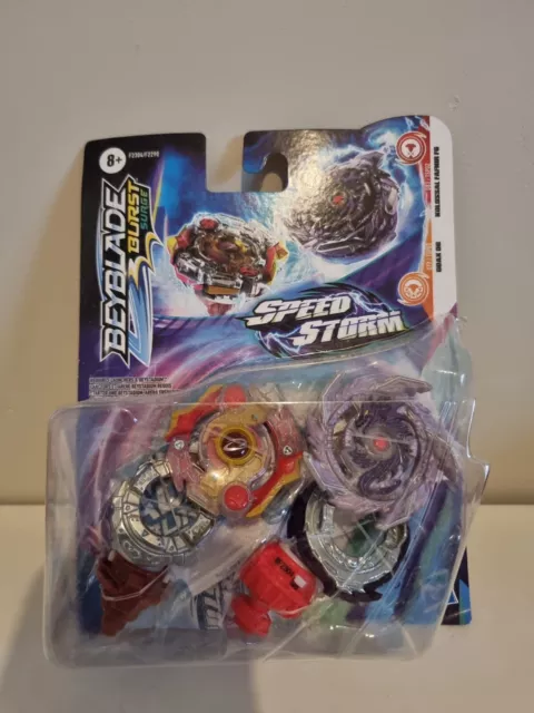 Toupie beyblade burst surge kolossa fafnir f6 odax o6 speed storm hasbro  neuf