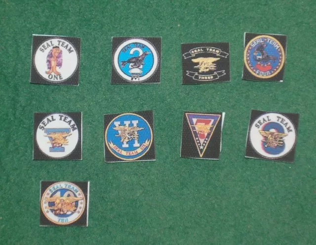 1/6 scale US Navy Seals Teams Patch lot