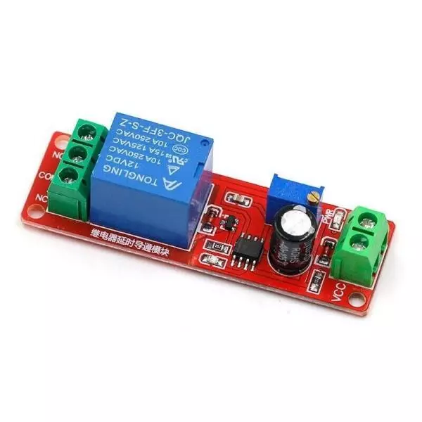 NE555 DC12V Adjustable Time Delay Relay Timer Switch Module Shield 0~10S