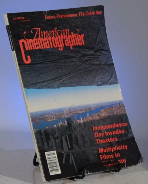 American Cinematographer July 1996 - Independence Day , Eraser, The Cable Guy