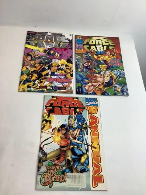 X-Force and Cable #1 1995 Special Event 1996 & Annual 1997 Marvel Comics