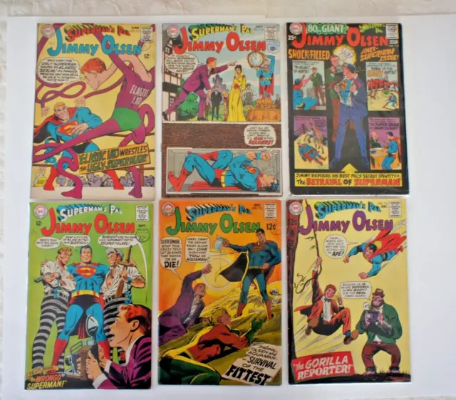 Jimmy Olsen Supermans Pal Silver-Age Comics #111 - 116  Joblot Of 6 Issues