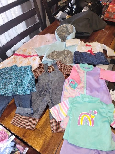 8 sets My Life, Our Generation Doll Clothes.