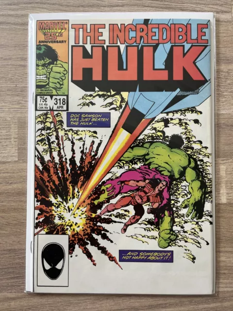 Marvel Comics The Incredible Hulk #318 1985 Bronze Age