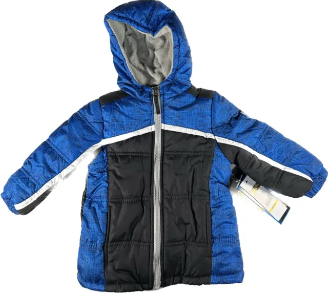 iXtreme | Baby Boys Infant Colorblock | Active Puffer, Blue | 24Months